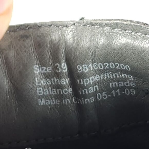 Dansko Women's Scout US8-8,5 EU39 Black Leather Braid Detail Ankle Clog Boots - Picture 10 of 16